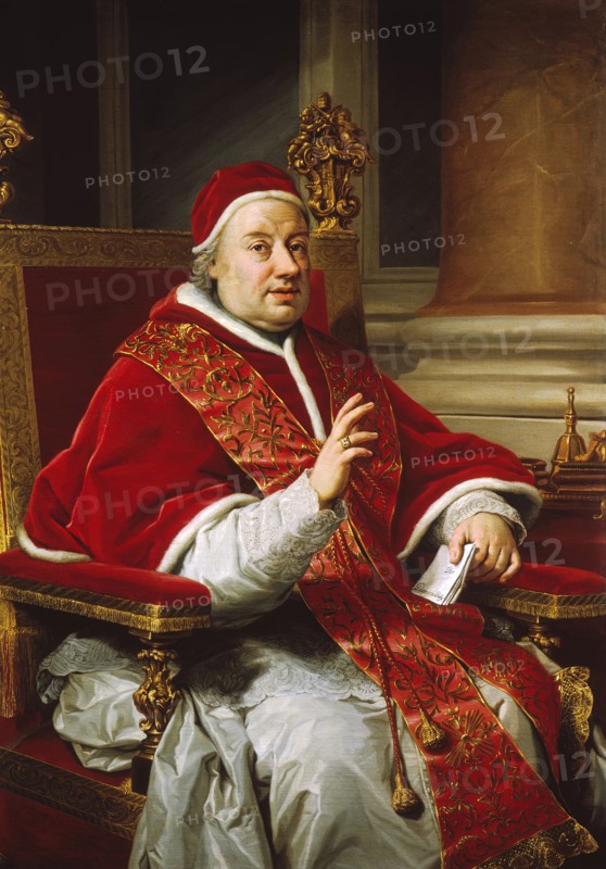 Portrait of Pope Clement XIII, 1759. Creator: Anton Raphael Mengs.