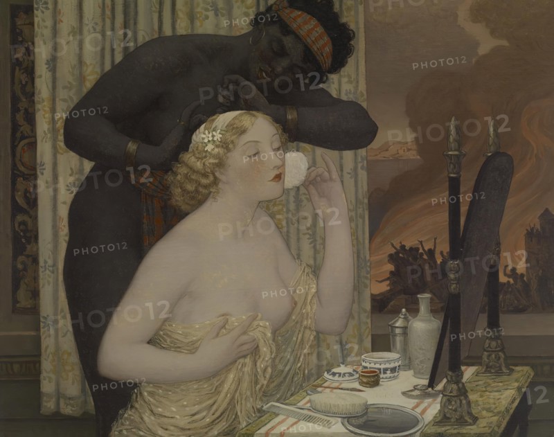 Toilet of Helen, La Belle Hélène, 1914. Creator: Bryson Burroughs.