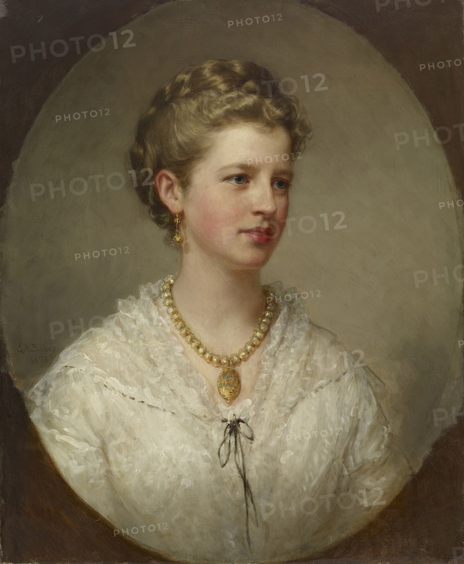 Portrait of a Lady (the Artist's Daughter), 1873. Creator: George Augustus Baker.