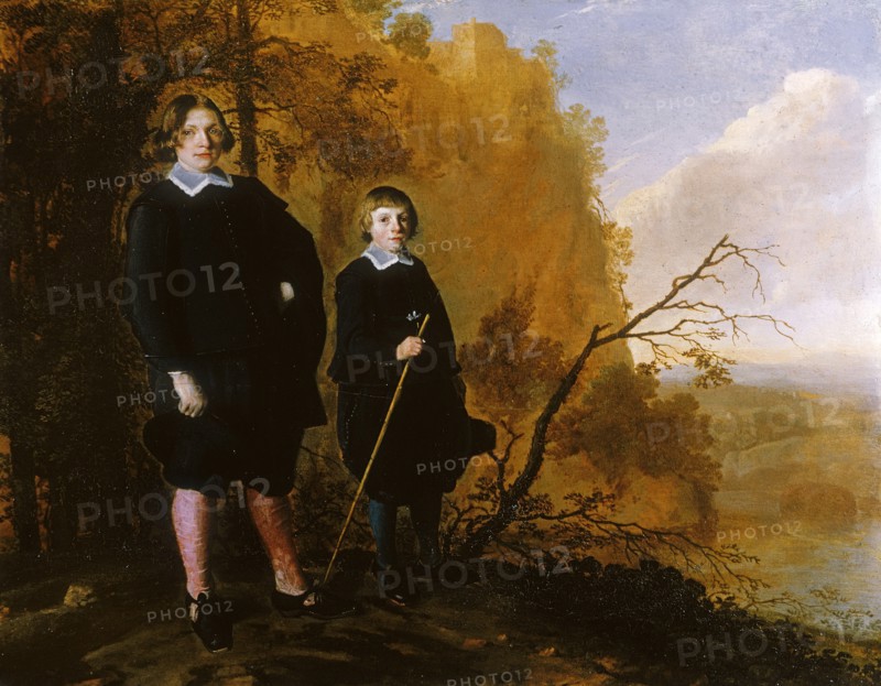 Two Boys in a Landscape, 1650-1655. Creator: Herman Mijnerts Doncker.