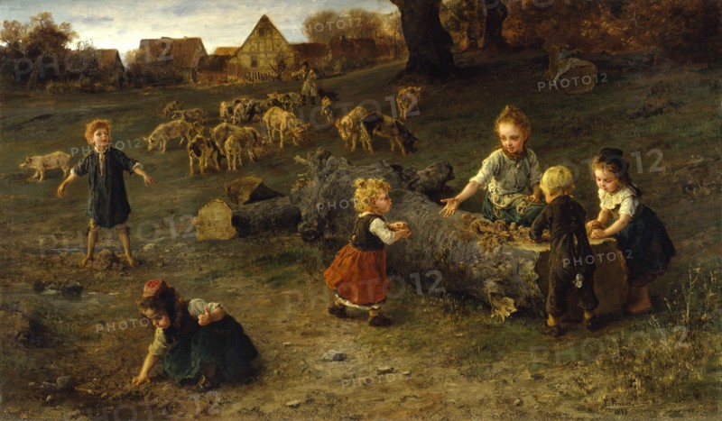 Mud Pies, 1873. Creator: Ludwig Knaus.