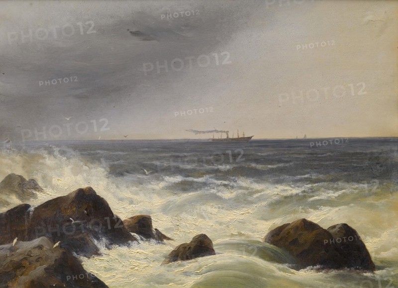 On the Atlantic, 19th century. Creator: Charles Lanman.