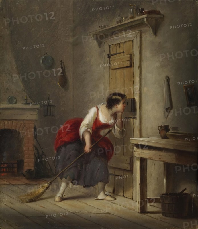 The Marchioness (from Dickens' "The Old Curiosity Shop"), mid 19th century. Creator: Alfred Jacob Miller.