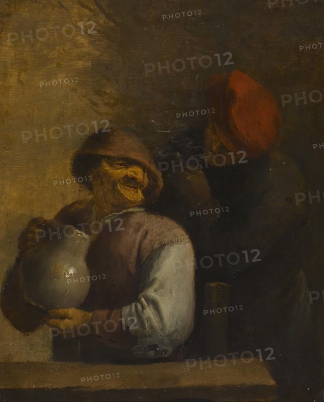 Two Peasants in an Inn, 1630-1639. Creator: Unknown.