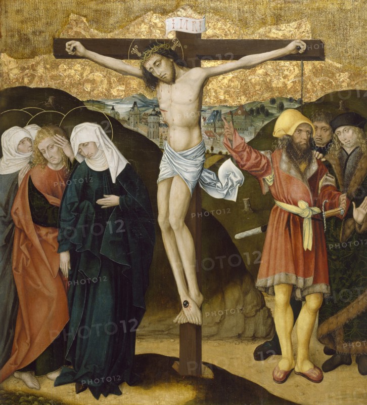 Altarpiece with the Passion of Christ: Crucifixion, c1480-1495. Creator: Unknown.