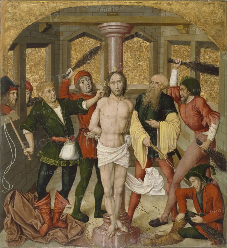 Altarpiece with the Passion of Christ: Flagellation, c1480-1495. Creator: Unknown.