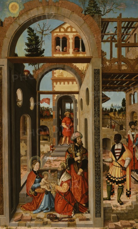 Adoration of the Three Kings, 1526. Creator: Wilhelm Stetter.