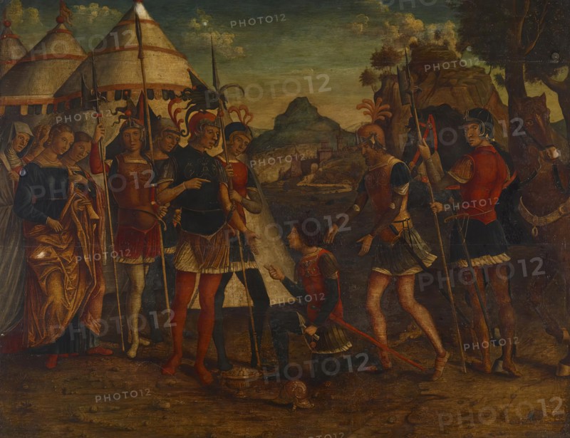The Magnanimity of Scipio Africanus, c1500. Creator: Michele da Verona.