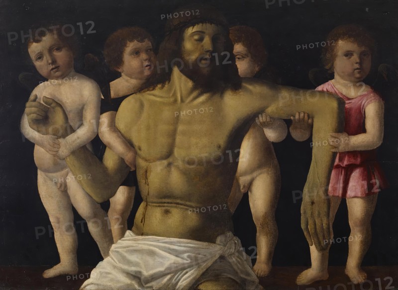 The Dead Christ Supported by Angels, late 1490s. Creator: Filippo Mazzola.