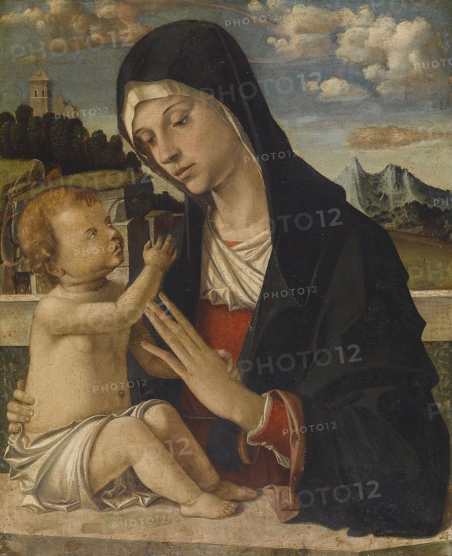 Madonna and Child, 1480-1485. Creator: Bartolomeo Montagna.