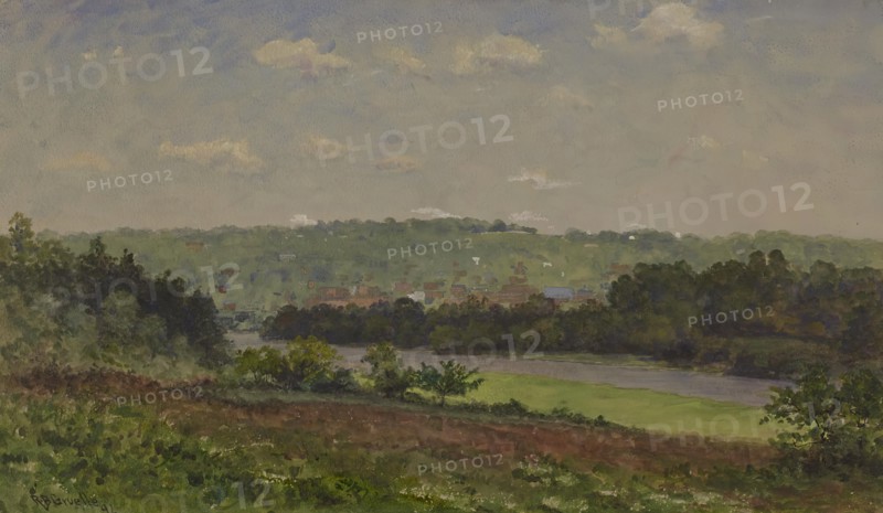 Landscape [at Georgetown], 1892. Creator: Richard Gruelle.