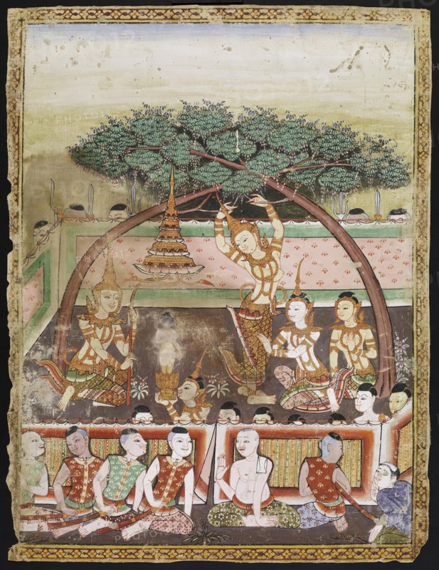 The Birth of the Buddha, 19th Century. Creator: Unknown.