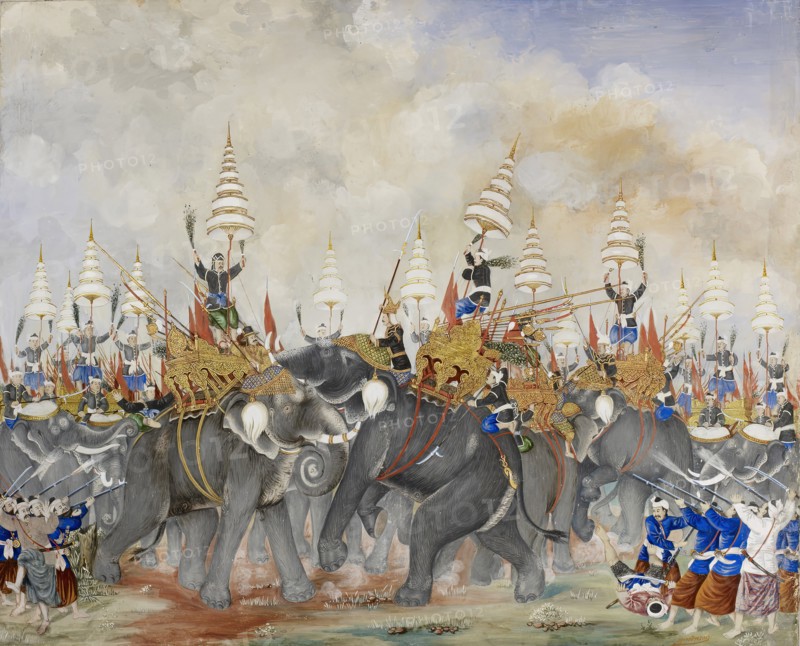 Battle Scene, early 20th century. Creator: Unknown.
