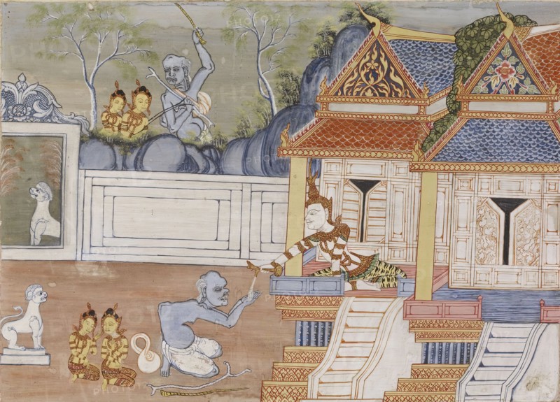 Vessantara Jataka, Chapter 8 (The Royal Children), 1920-1940. Creator: Unknown.