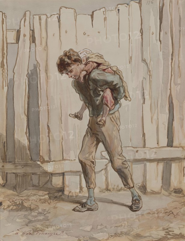 A Bon Vinaigre, 1859. Creator: Paul Gavarni.