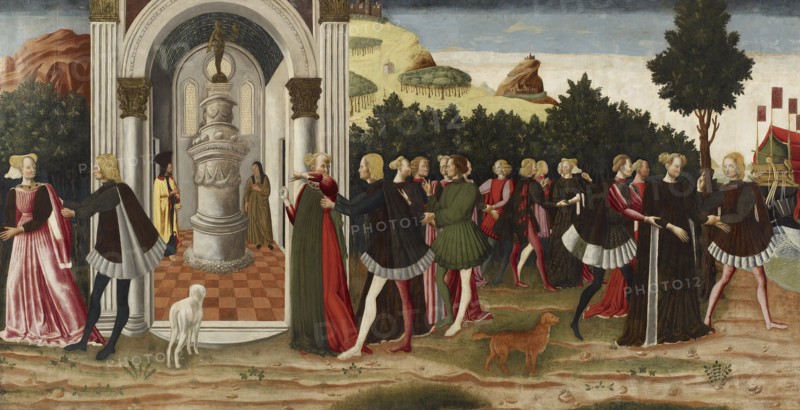 The Abduction of Helen from Cythera, c1468. Creator: Dario di Giovanni.