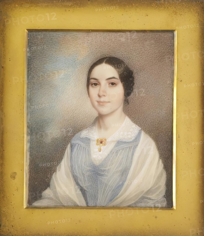 Miss Elizabeth Sarah Faber, c1846. Creator: Charles Fraser.