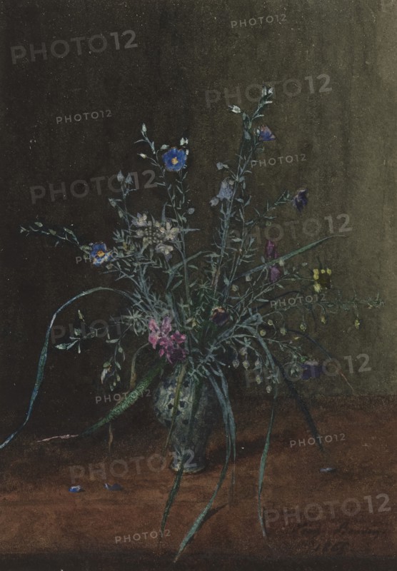 Bouquet of Wild Flowers and Grasses, 1865. Creator: Leon Bonvin.