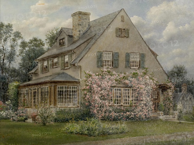 House of Max Brodel in Guilford, Baltimore, 1918. Creator: Max Brodel.