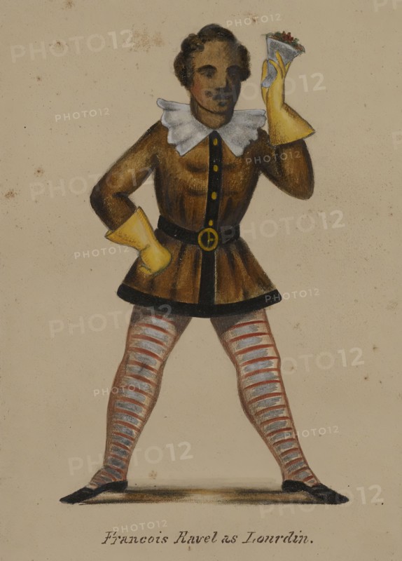 Françoise Ravel as Lourdin, 1855-1859. Creator: Alfred Jacob Miller.