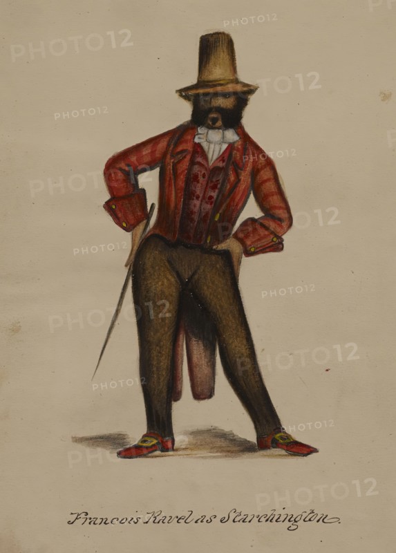 Françoise Ravel as Starchington, 1855-1859. Creator: Alfred Jacob Miller.