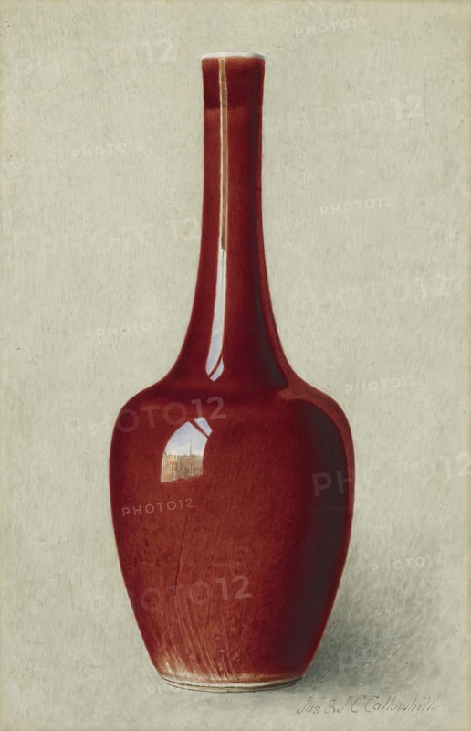 Bottle-shaped Vase, 1889-1896. Creator: James Callowhill.