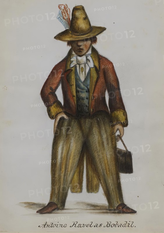 Antoine Ravel as Bobadil, 1855-1859. Creator: Alfred Jacob Miller.