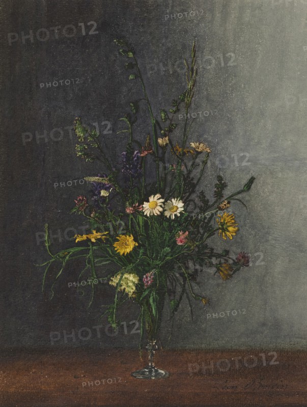 Summer Bouquet of Wild Flowers with Dandelions, 1863. Creator: Leon Bonvin.