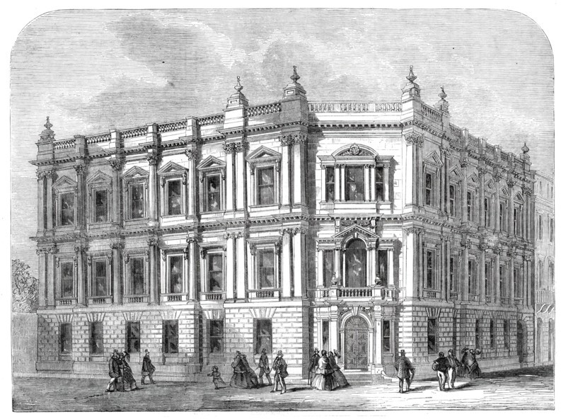 New offices of the Metropolitan Board of Works in Spring-Gardens, 1860. Creator: Unknown.