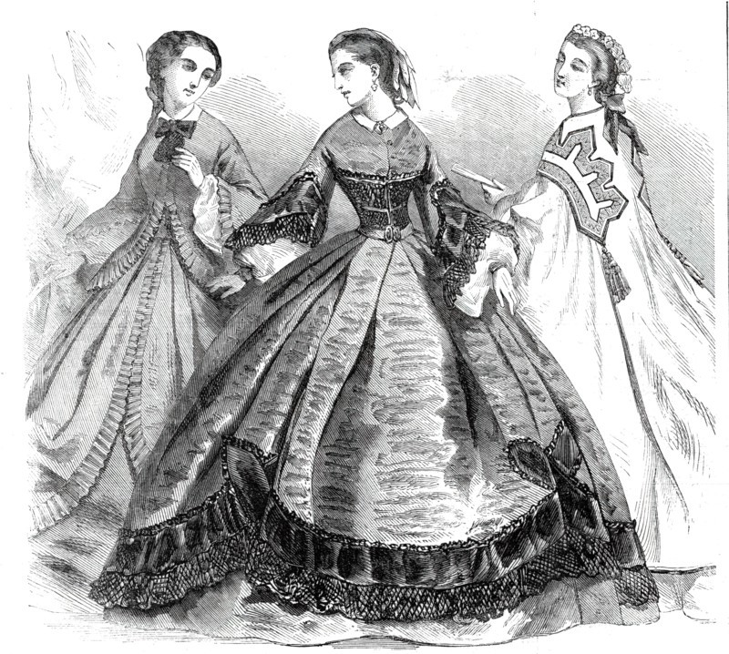 Paris Fashions for the New Year, 1860. Creator: Unknown.