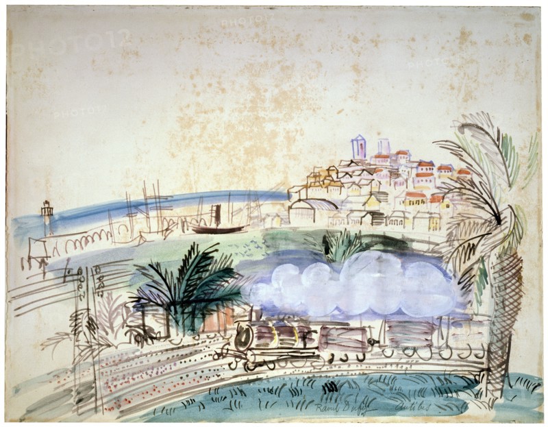 Railway in Antibes', 1926
