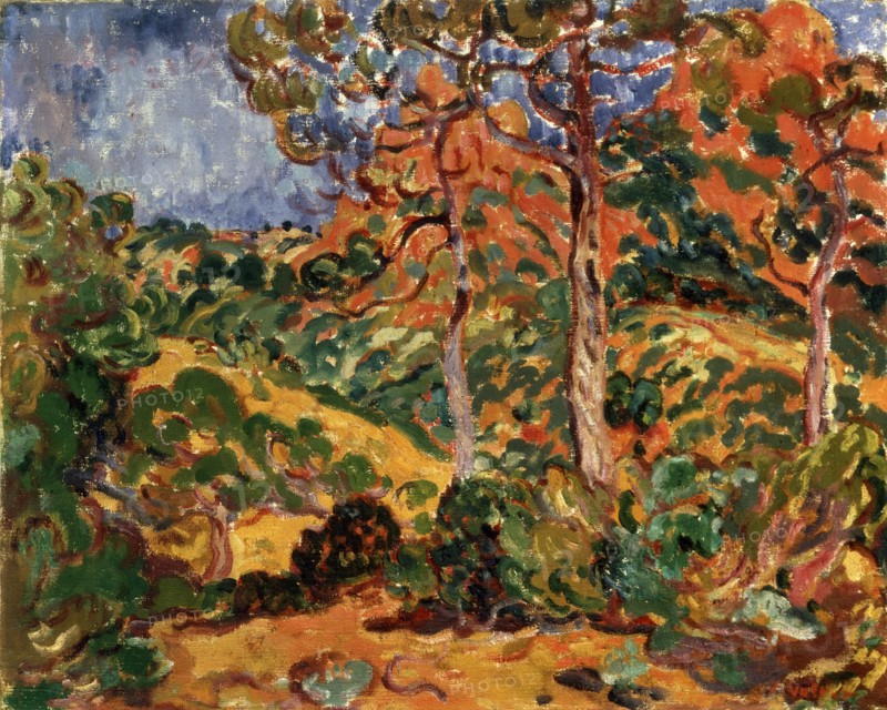 'Sunlight Under the Trees', 1908-1909
