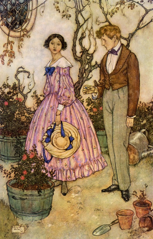 An illustration by Edmond Dulac