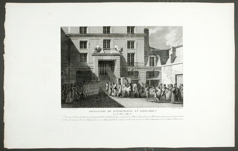 The Arrest of Éprémesnil and Goislard, 1798-1804. Creator: Claude Niquet I.