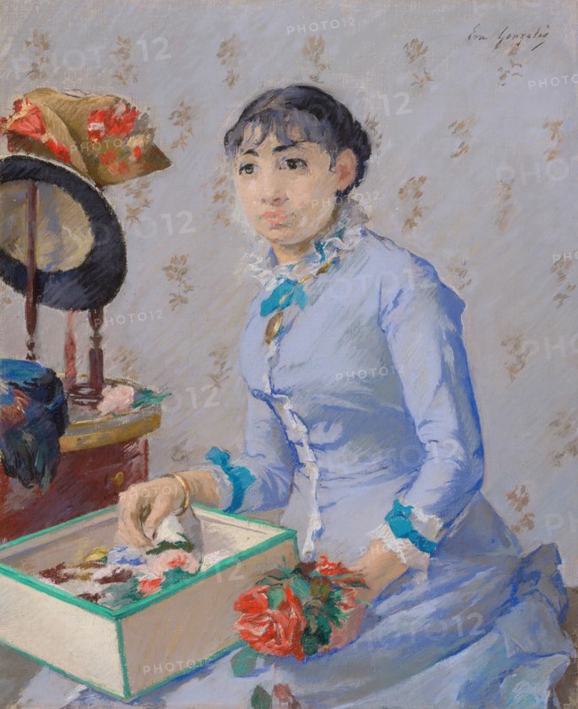 The Milliner, c. 1877. Creator: Eva Gonzales.