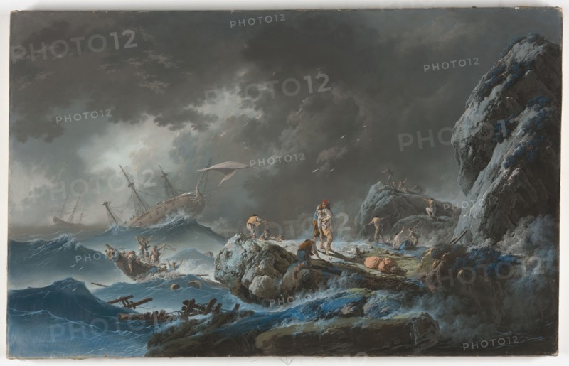 The Shipwreck, 1782. Creator: Jean-Baptiste Pillement.