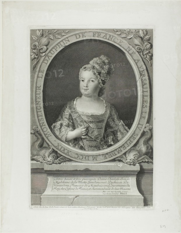 Monseigneur the Dauphin of France, 1730/33. Creator: Jean Daullé.