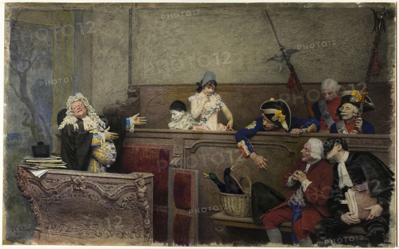 Trial of Pierrot, n.d. Creator: Jehan Georges Vibert.