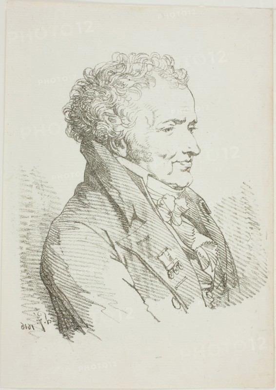 Portrait of Vivant-Denon, 1816. Creator: L. F. Laurent.