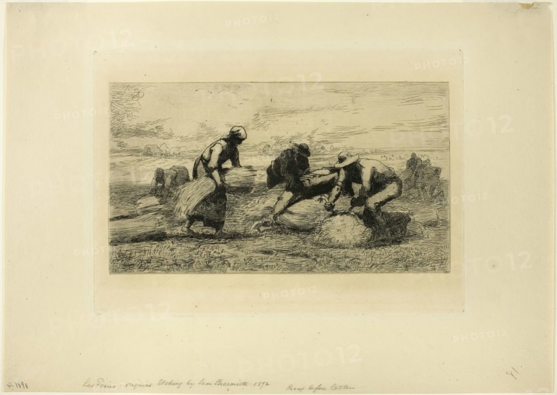The Reapers, c. 1872. Creator: Leon-Augustin Lhermitte.