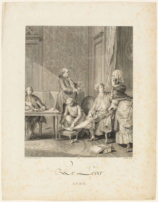 Rising, 1781. Creator: Louis Michel Halbou.