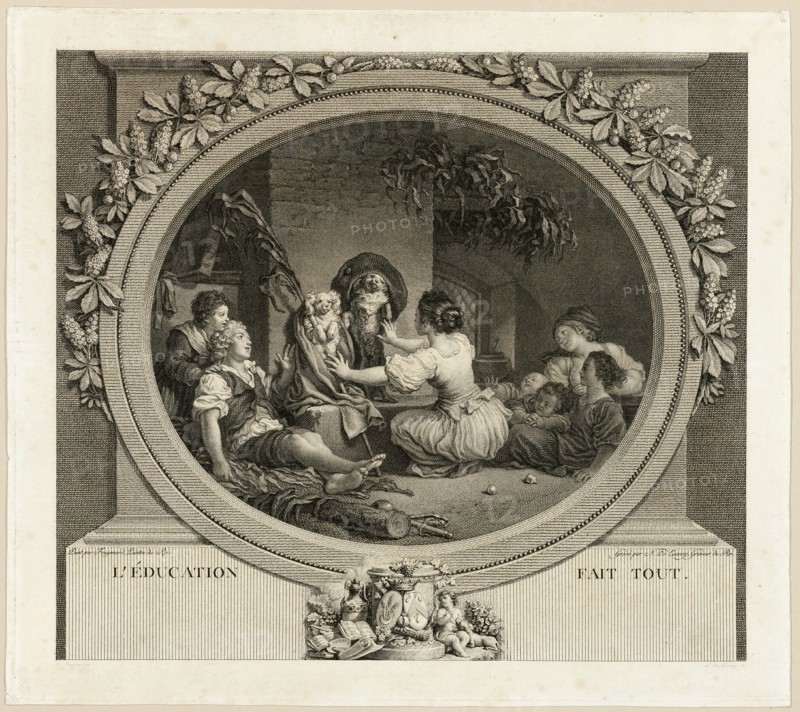 Education is Everything, 1791. Creator: Nicolas Delaunay.