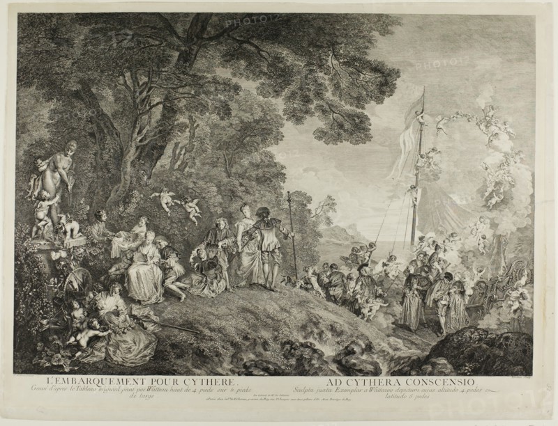 Pilgrimage to the Island of Cythera, c. 1733. Creator: Nicolas Henri Tardieu.