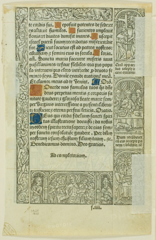 Death of Virgin, from Book of Hours, n.d. Creator: Philippe Pigouchet.