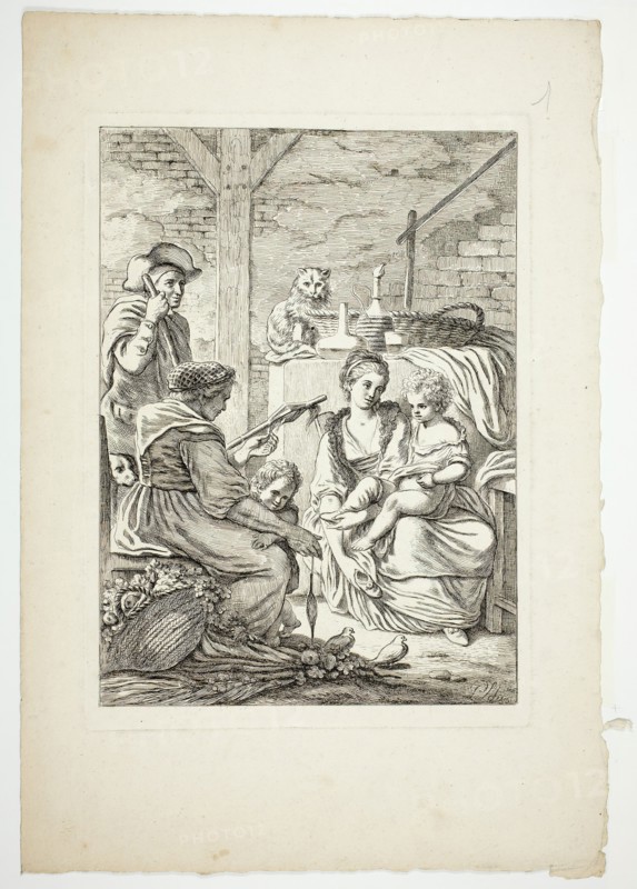 The Household Peasant, 1784. Creator: Pierre Lelu.