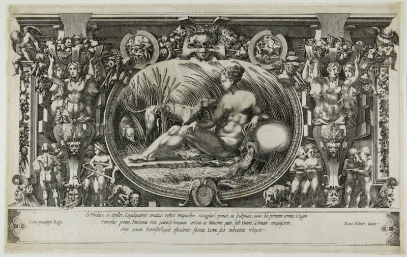 The Nymph of Fontainebleau, 1554. Creator: Pierre Milan.