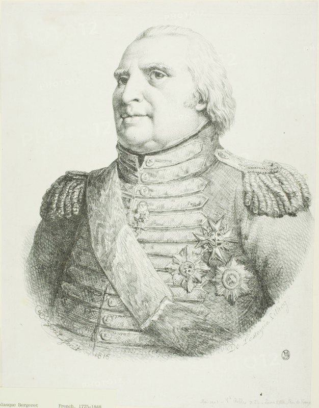 Portrait of Louis XVIII, 1816. Creator: Pierre Nolasque Bergeret.