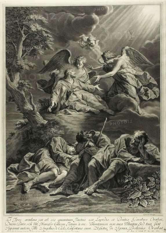 Christ at Gethsemane, n.d. Creator: Pierre Imbert Drevet.