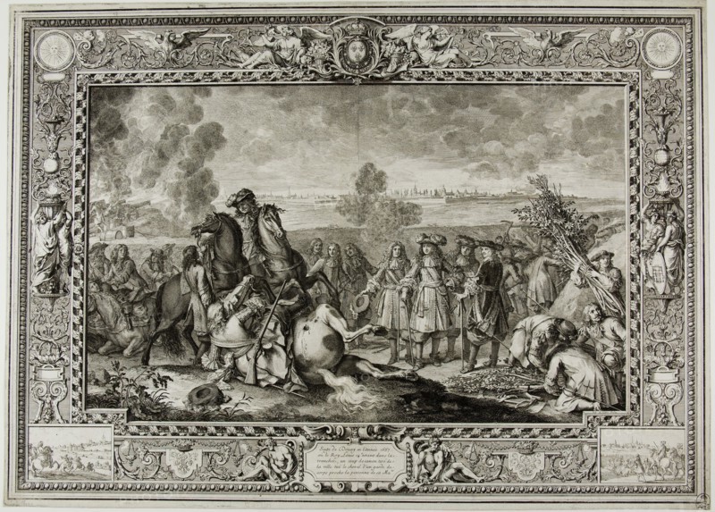 The Siege of Douai of 1667, 1682. Creator: Sebastien Le Clerc.