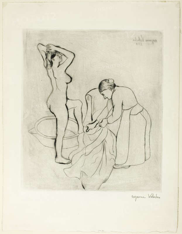 Woman at Her Bath, 1908. Creator: Suzanne Valadon.